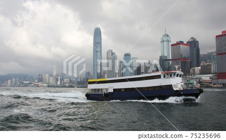 The passenger ship in Hong Kong The passenger ship in Hong Kong 75235696