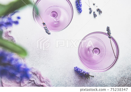 Purple cocktail drink 75238347