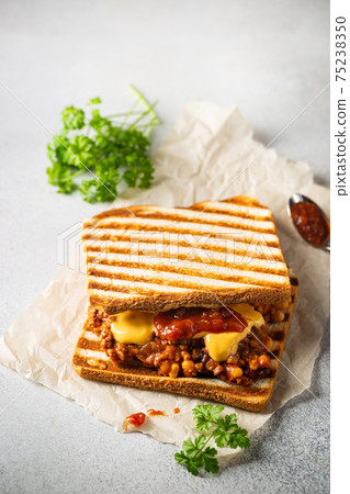 sandwich with ground meat 75238350