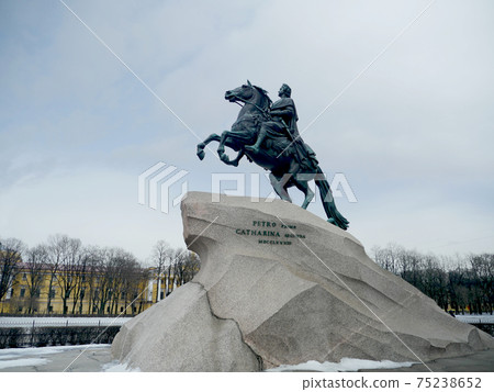 Emperor Peter the Great on horseback monument Emperor Peter the Great on horseback monument 75238652