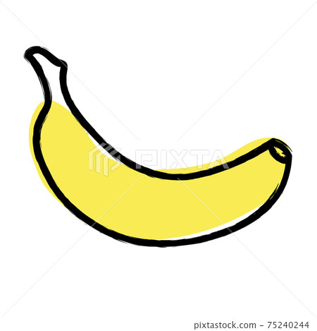 Yellow banana food sweet fruit fun nice 75240244