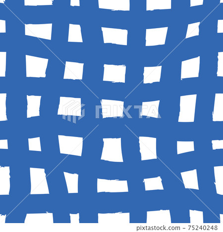 Abstract watercolor seamless pattern lines background in color 75240248