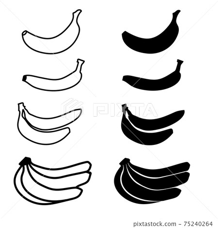 Yellow banana food sweet fruit fun nice 75240264