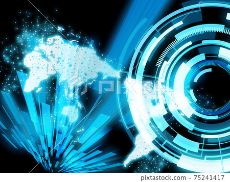 Network ray background material 75241417