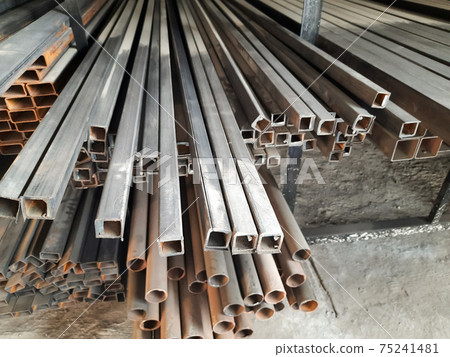 Steel tube, square high carbon metal tube for construction site Steel tube, square high carbon metal tube for construction site 75241481