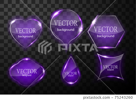 Glass vector button plane. Easy editable background Glass vector button plane. Easy editable background 75243260