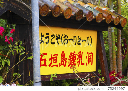 石垣島石灰岩洞穴沖繩縣 75244997