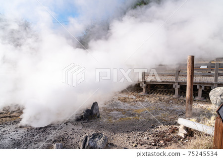 Photos of Nagasaki Prefecture's tourist attractions "Unzen Hell" and "Unzen Onsen" in Japan 75245534