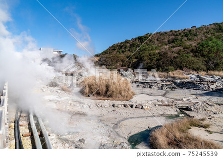 Photos of Nagasaki Prefecture's tourist attractions "Unzen Hell" and "Unzen Onsen" in Japan Photos of Nagasaki Prefecture's tourist attractions "Unzen Hell" and "Unzen Onsen" in Japan 75245539