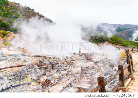 Photos of Nagasaki Prefecture's tourist attractions "Unzen Hell" and "Unzen Onsen" in Japan 75245567