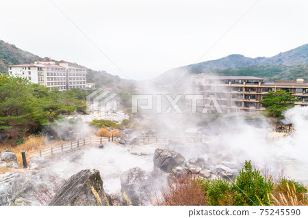 Photos of Nagasaki Prefecture's tourist attractions "Unzen Hell" and "Unzen Onsen" in Japan 75245590