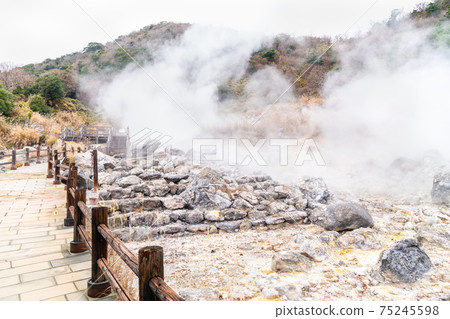Photos of Nagasaki Prefecture's tourist attractions "Unzen Hell" and "Unzen Onsen" in Japan 75245598