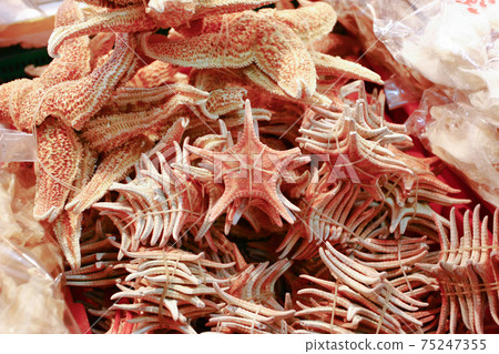 a Dried squid is seafood product, made from flying squid. a Dried squid is seafood product, made from flying squid. 75247355