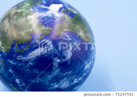 Globe blue earth 75247591
