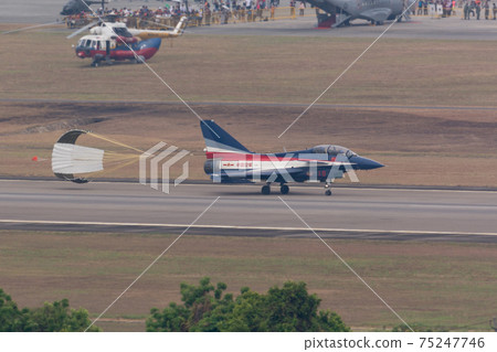 Chinese Air Force J-10 August 1st Flight Demonstration Landing 75247746