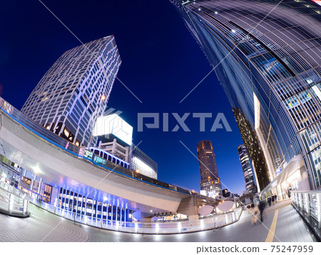 Shibuya Stream at dusk Tokyo 75247959