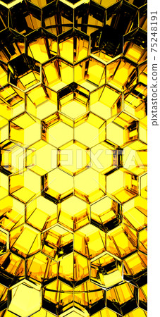 通過3D渲染的智能手機的六面體3D模式 75248191