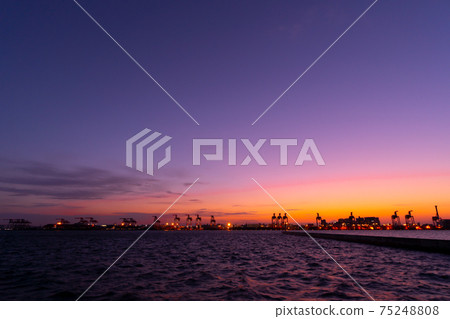 Tokyo Twilight 2021 Oi Container Wharf 75248808