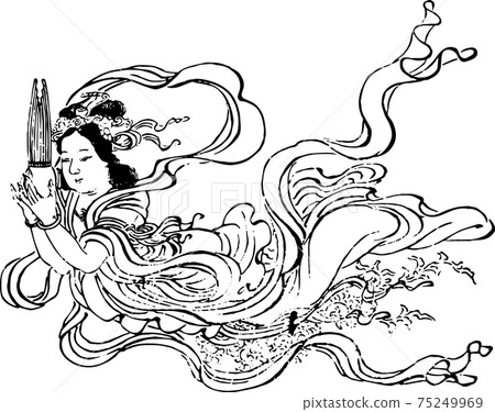 飛天少女（朝左） 75249969