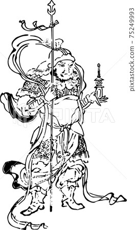 Bishamonten站著凝重 Bishamonten站著凝重 75249993