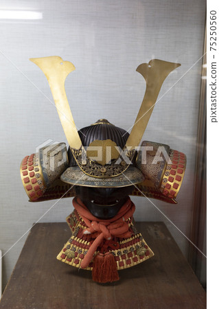 Iron helmet in the collection of Iga Ueno Castle Iron helmet in the collection of Iga Ueno Castle 75250560