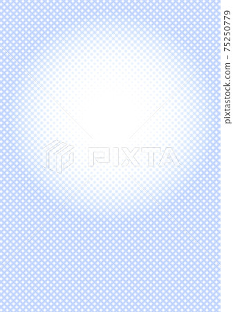 Radial circular halftone (background material) blue e 75250779