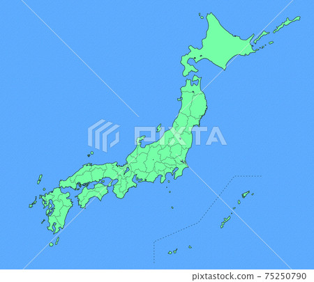 Japan Japan Map Japan Islands BG Blue 2 75250790