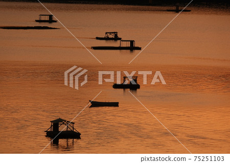Uchino Sea at sunset Uchino Sea at sunset 75251103
