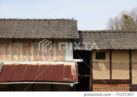 An old and beautiful building in Soja City, Okayama Prefecture, Japan 75255367