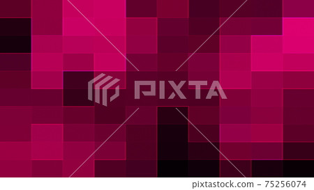 Multicolor mosaic of various shapes. Computer generated abstract background, 3d rendering 75256074