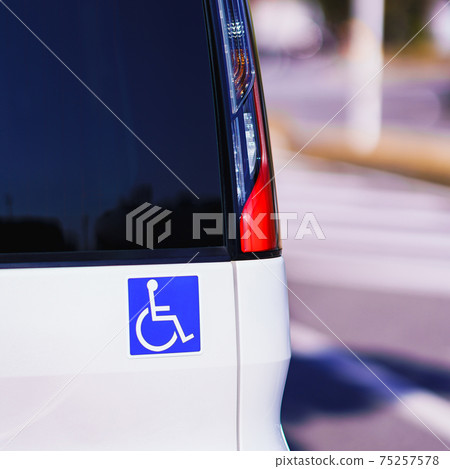 Wheelchair mark welfare vehicle welfare welfare 75257578