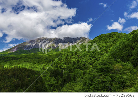 Keyaketoge天文台的新鮮綠色國家公園大山____ Keyaketoge天文台的新鮮綠色國家公園大山____ 75259562