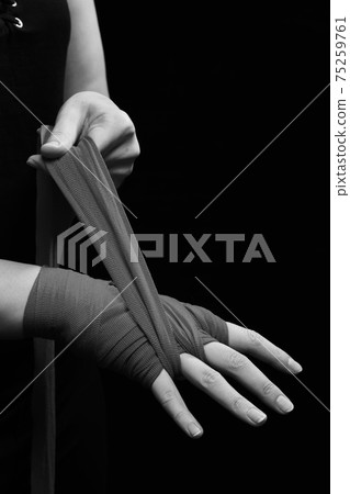 boxer wearing strap boxer wearing strap 75259761