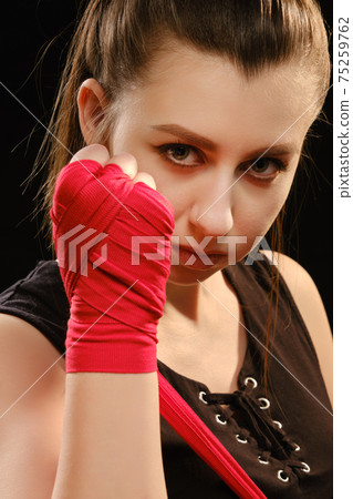 boxer wearing strap boxer wearing strap 75259762