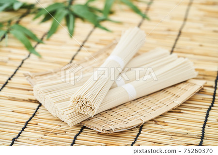 漏勺上的素面（乾麵） 75260370