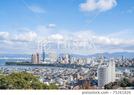Fukuoka City Townscape Fukuoka City Townscape 75261826