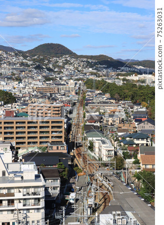 The Koyo Line seen from the vicinity of Hankyu Shukugawa Station The Koyo Line seen from the vicinity of Hankyu Shukugawa Station 75263031