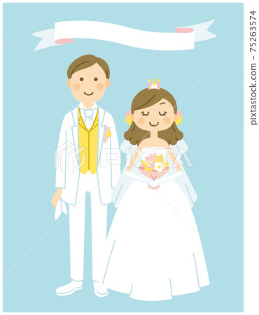 Recommended bride and groom (no outline) 75263574