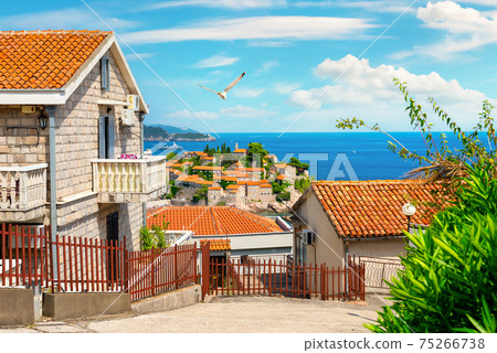 Street in resort town Street in resort town 75266738