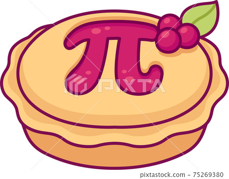 Pie drawing with Pi symbol 75269380