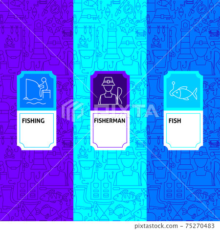 Fishing Package Labels Fishing Package Labels 75270483