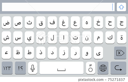 Arabic phone keyboard Arabic phone keyboard 75271837