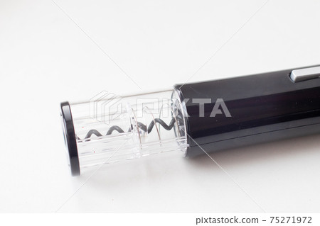 Automatic corkscrew for opening bottle caps. Electric Wine Bottle Opener Automatic corkscrew for opening bottle caps. Electric Wine Bottle Opener 75271972