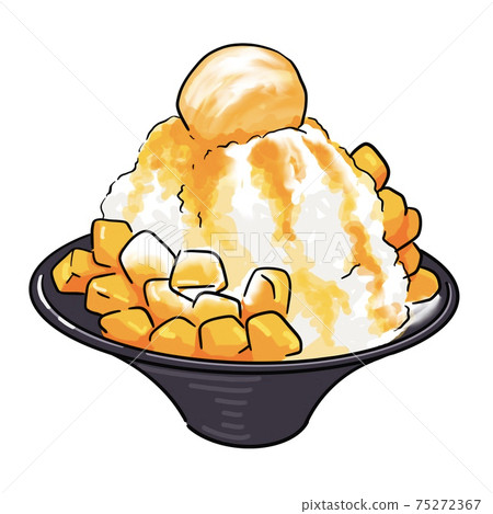 台灣甜品芒果刨冰 台灣甜品芒果刨冰 75272367