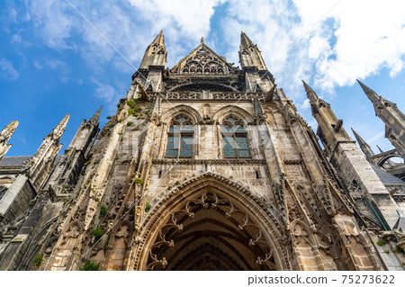 Saint-Ouen Abbey Church, a Gothic Roman Catholic church in Rouen, Normandy, France 75273622