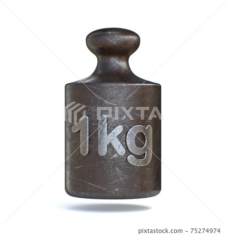 Old weight one kilogram 3D - Stock Illustration [75274974] - PIXTA