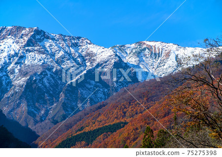 Tanigawa Onsen, eight views of Mt. Tanigawa, Manai Tagura, south side of Mt. Tanigawa, Tanigawa Onsen, eight views of Mt. Tanigawa, Manai Tagura, south side of Mt. Tanigawa, 75275398