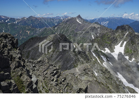 從奧高穗山到八里山（長野縣和岐阜縣）的風景 75276846