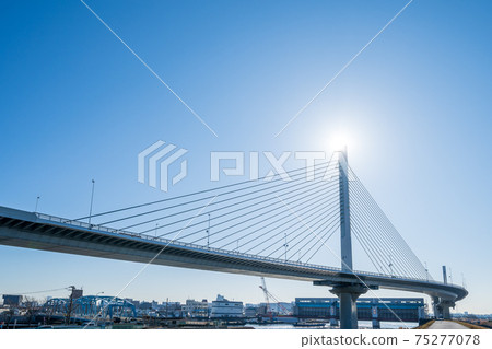 “東京”都道中央環線葛飾豎琴橋 “東京”都道中央環線葛飾豎琴橋 75277078