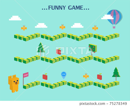 Funny frame,Board games, Vector illustrations-插圖素材 [75278349] - PIXTA圖庫